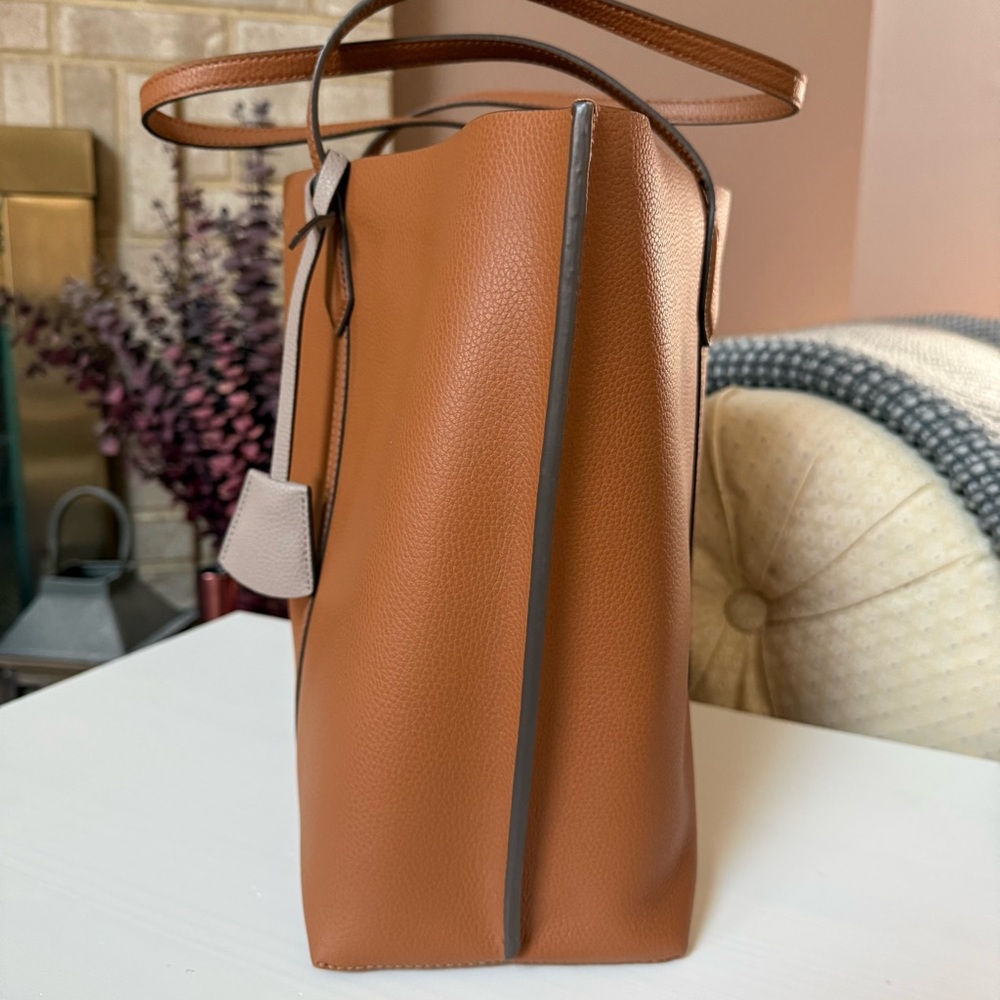 Tory Burch Triple Compartment Perry Tote - Tan Leather - Picture 3 of 15